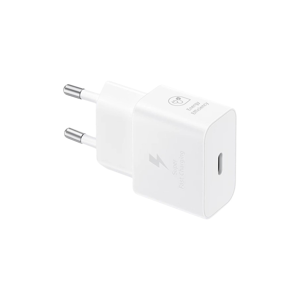 Samsung 25W Ultra Fast Charging USB-C Power Adapter White cable included