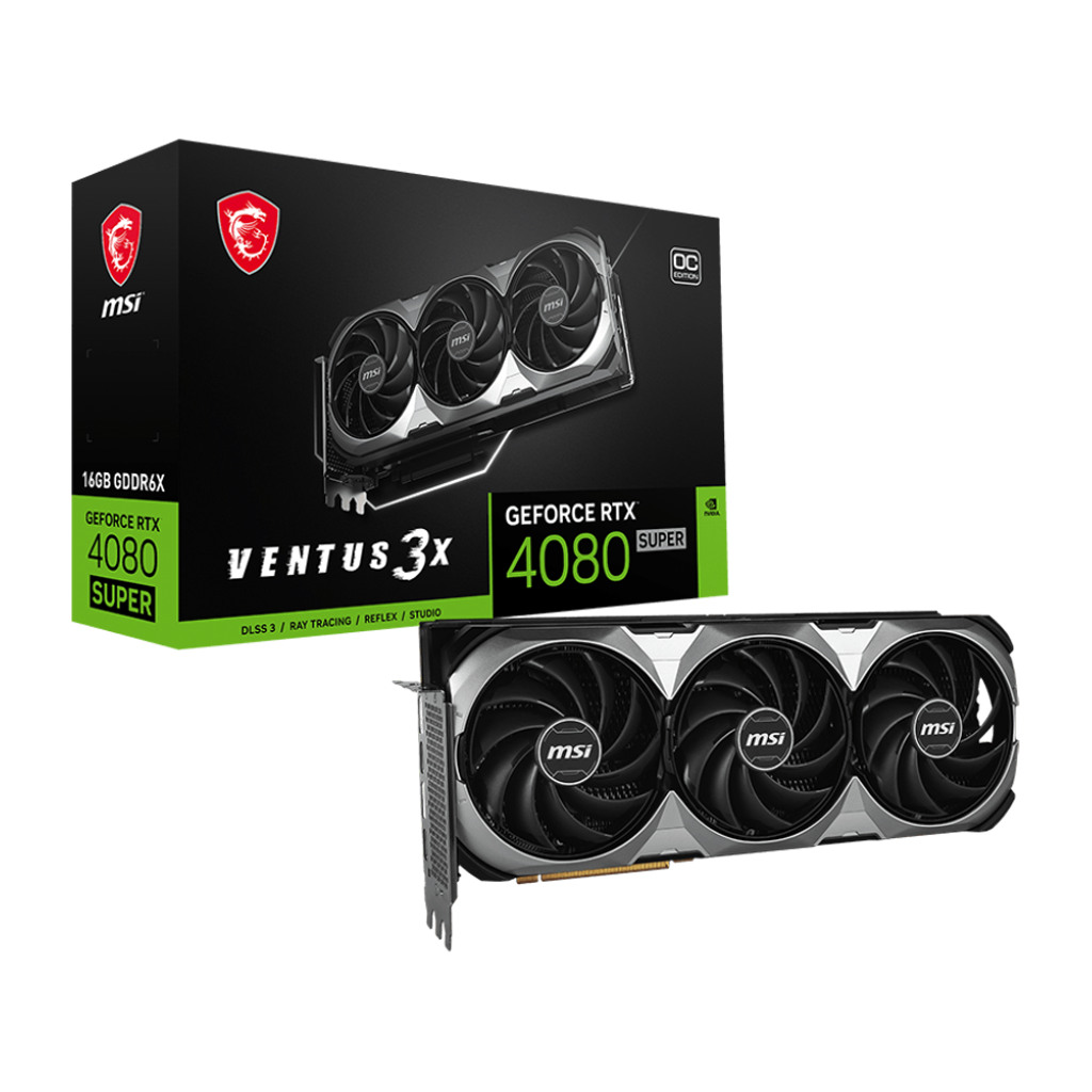 MSI Video Card NVIDIA RTX 4080 SUPER 16GB VENTUS 3X E OC 16 GB 16GB