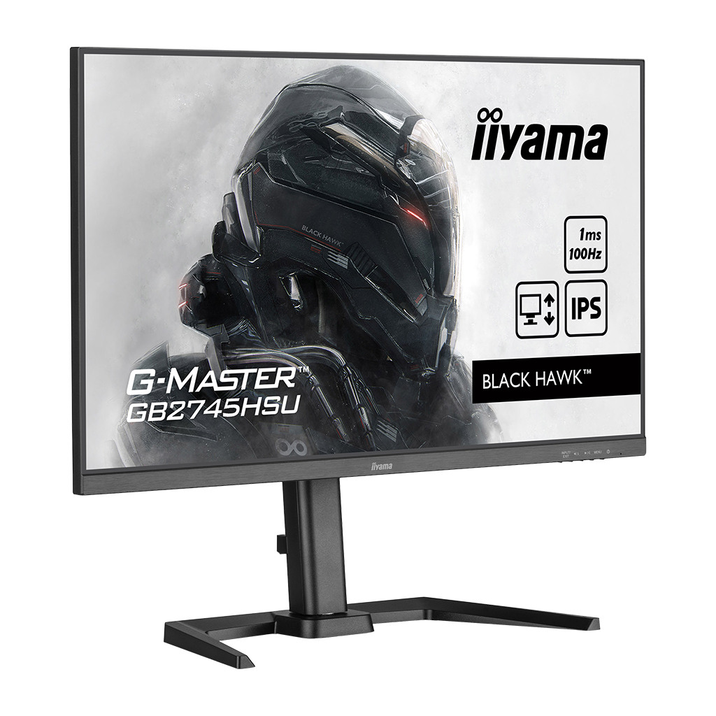 IIYAMA Monitor LED GB2745HSU-B1 G-MASTER 27" 100Hz  1ms Full ERGO HDMI DP USB - Image 2