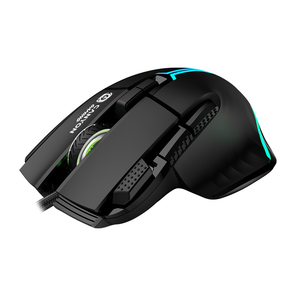 CANYON Fortnax GM-636 9keys Gaming wired mouseSunplus 6662 DPI up to 20000 Huano 5million switch