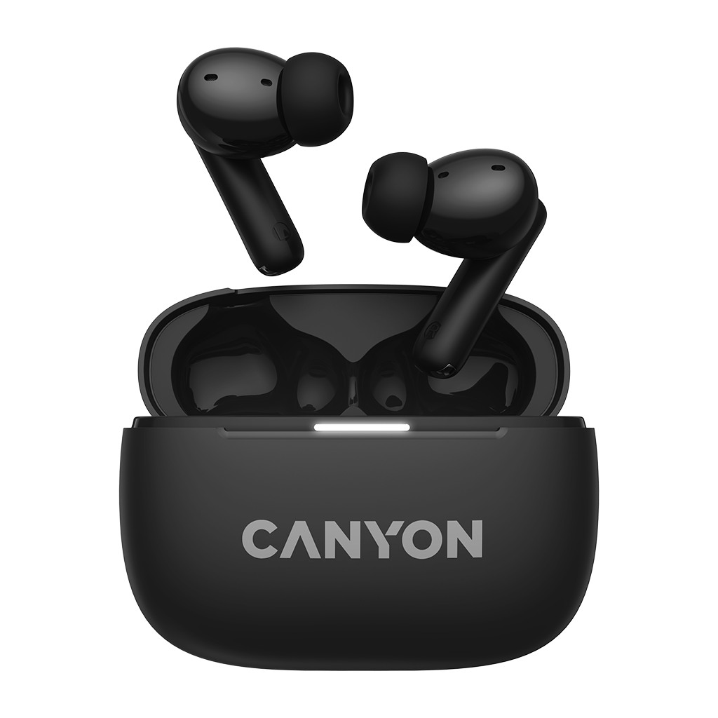 CANYON OnGo TWS-10 ANC+ENC Bluetooth Headset microphone BT v5.3 BT8922F Frequence Response:20Hz-20kHz battery Earbud 40mAh*2+Charging