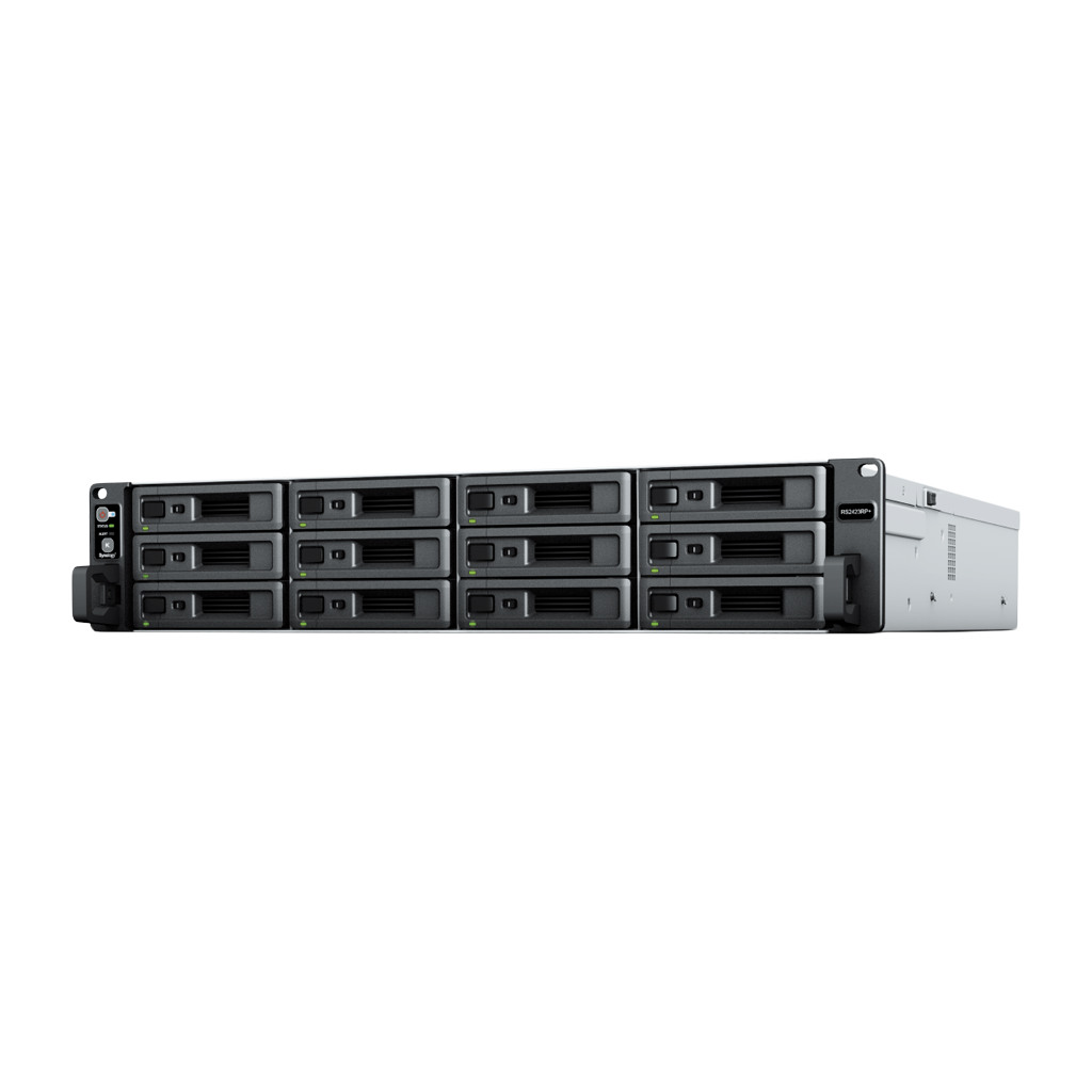 Synology RackStation RS2423RP+ Rack 2U 12-bay 3.5''/2.5" SATA HDD/SSD AMD Ryzen V1780B 4-core 3.35base/3.6 turboGHz8