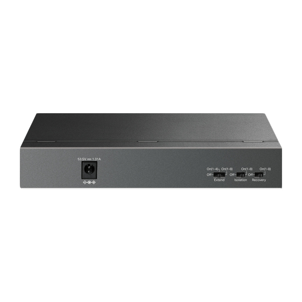 TP-Link LS109P 9-Port 10/100 Mbps Desktop Switch with 8-Port PoE+ 8× 10/100 Mbps PoE+ Ports - Image 2