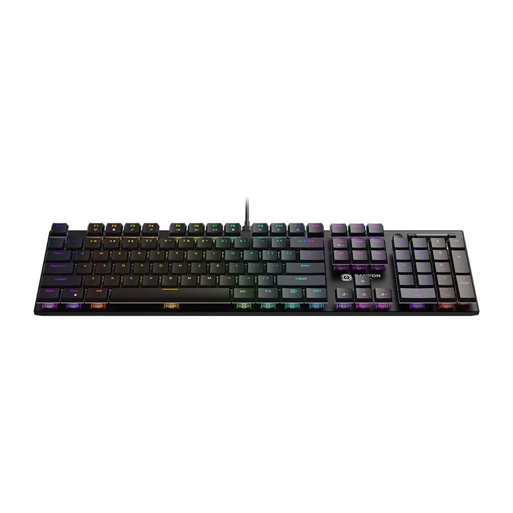 CANYON Cometstrike TKL GK-55 104keys Mechanical keyboard 50million times life with VS11K28A solution GTMX red - Image 2