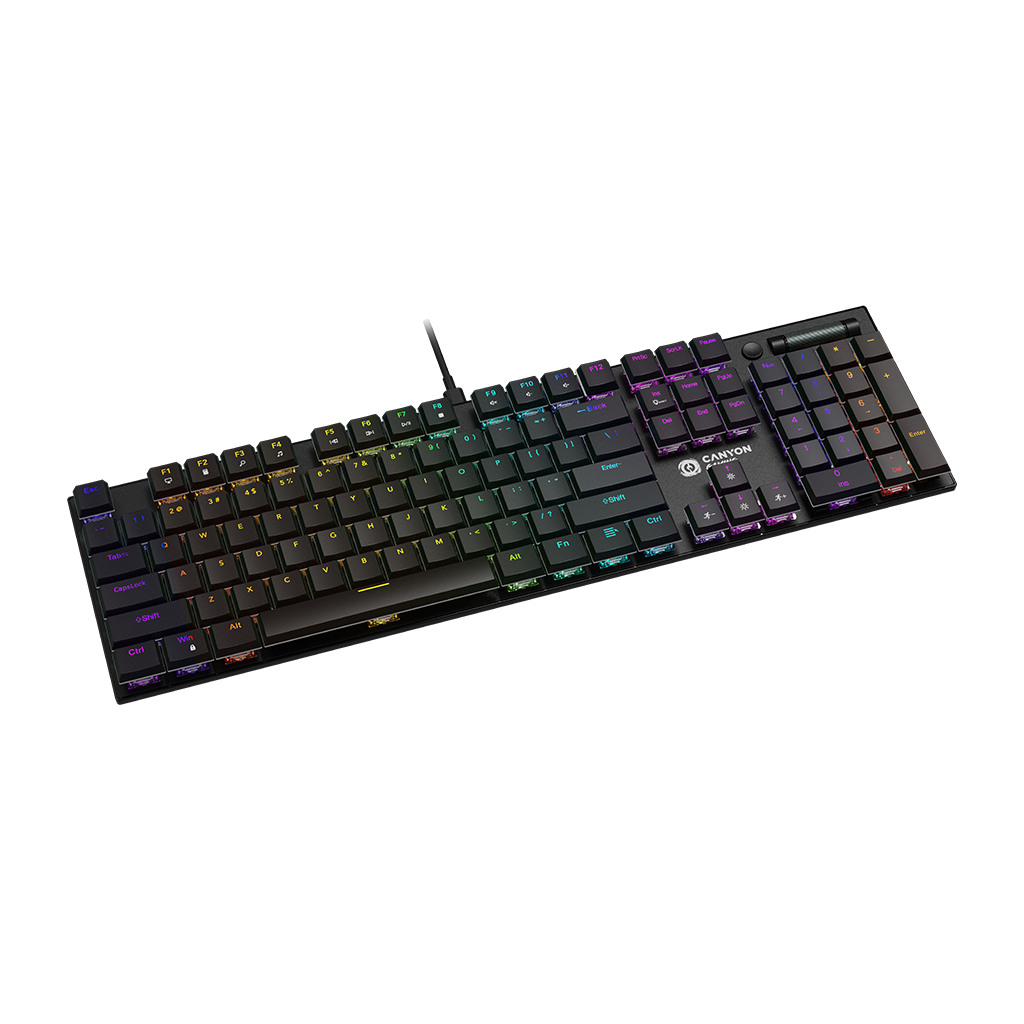 CANYON Cometstrike TKL GK-55 104keys Mechanical keyboard 50million times life with VS11K28A solution GTMX red - Image 3