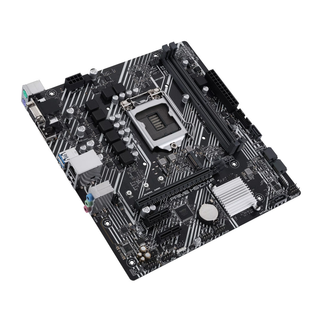 ASUS PRIME H510M-E LGA1200 mATX MB - Intel H510 2xDIMM DDR4 1xM.2 4xSATA PCIe 4.0