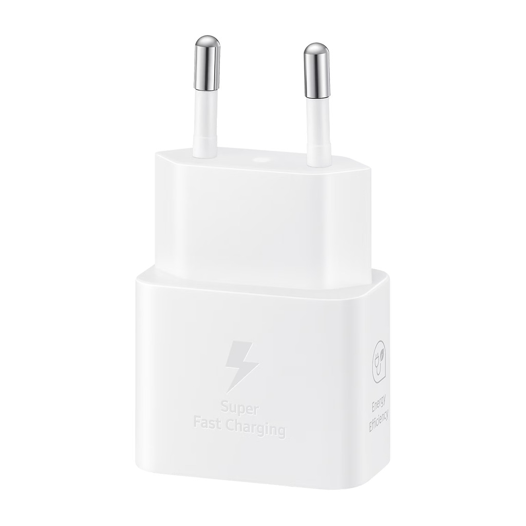 Samsung Brzi USB-C Punjač 25W bijele boje - Brzo punjenje, USB-C priključak, 25W izlazna snaga, kompaktan dizajn - Image 2