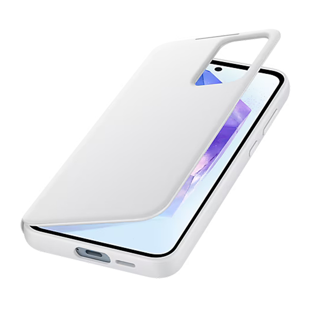 Samsung Galaxy A55 Smart View Wallet Case White - Image 3