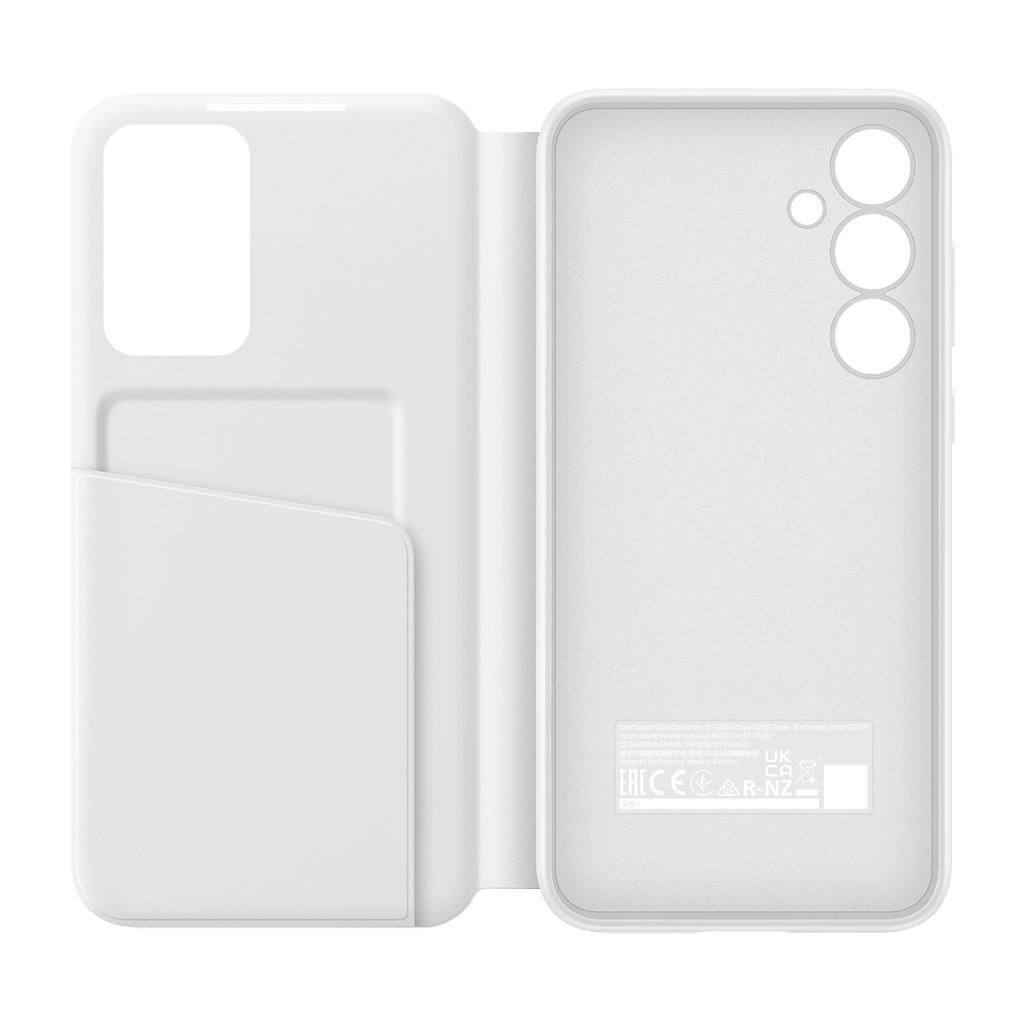 Samsung Galaxy A55 Smart View Wallet Case White - Image 5