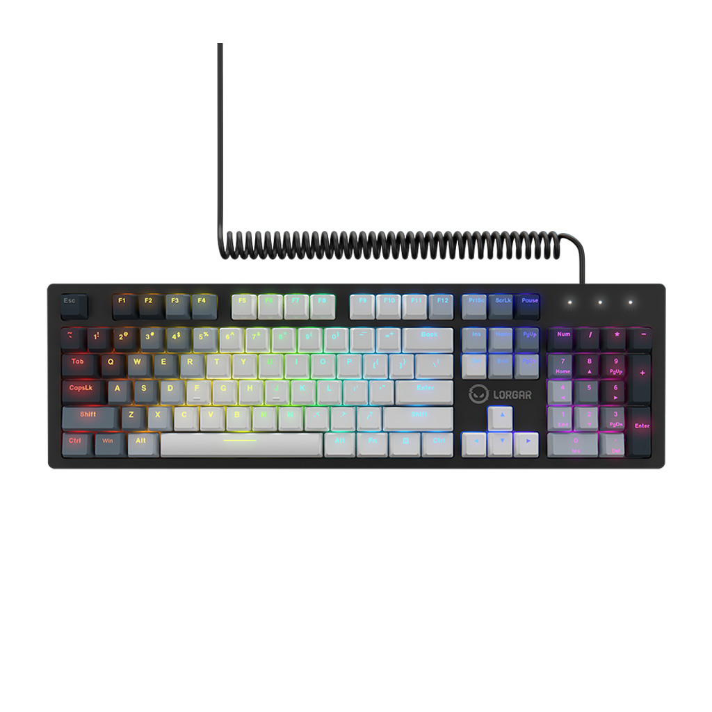 LORGAR Azar 514 Wired Mechanical Gaming Tastatura, RGB Backlight, 16.8M Colors, 18 Modes