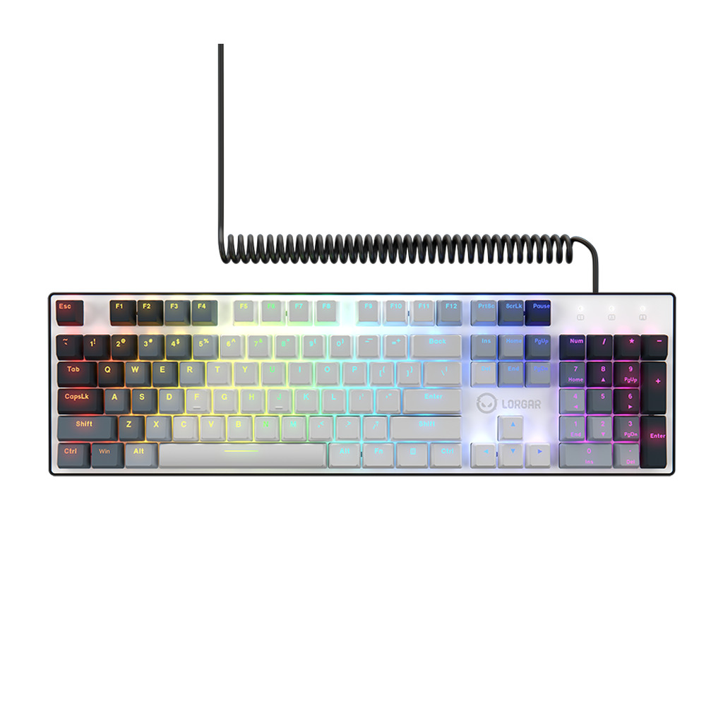 LORGAR Azar 514 Wired Mechanical Gaming Tastatura, RGB Backlight, 16.8M Colors, 18 Modes - Image 2