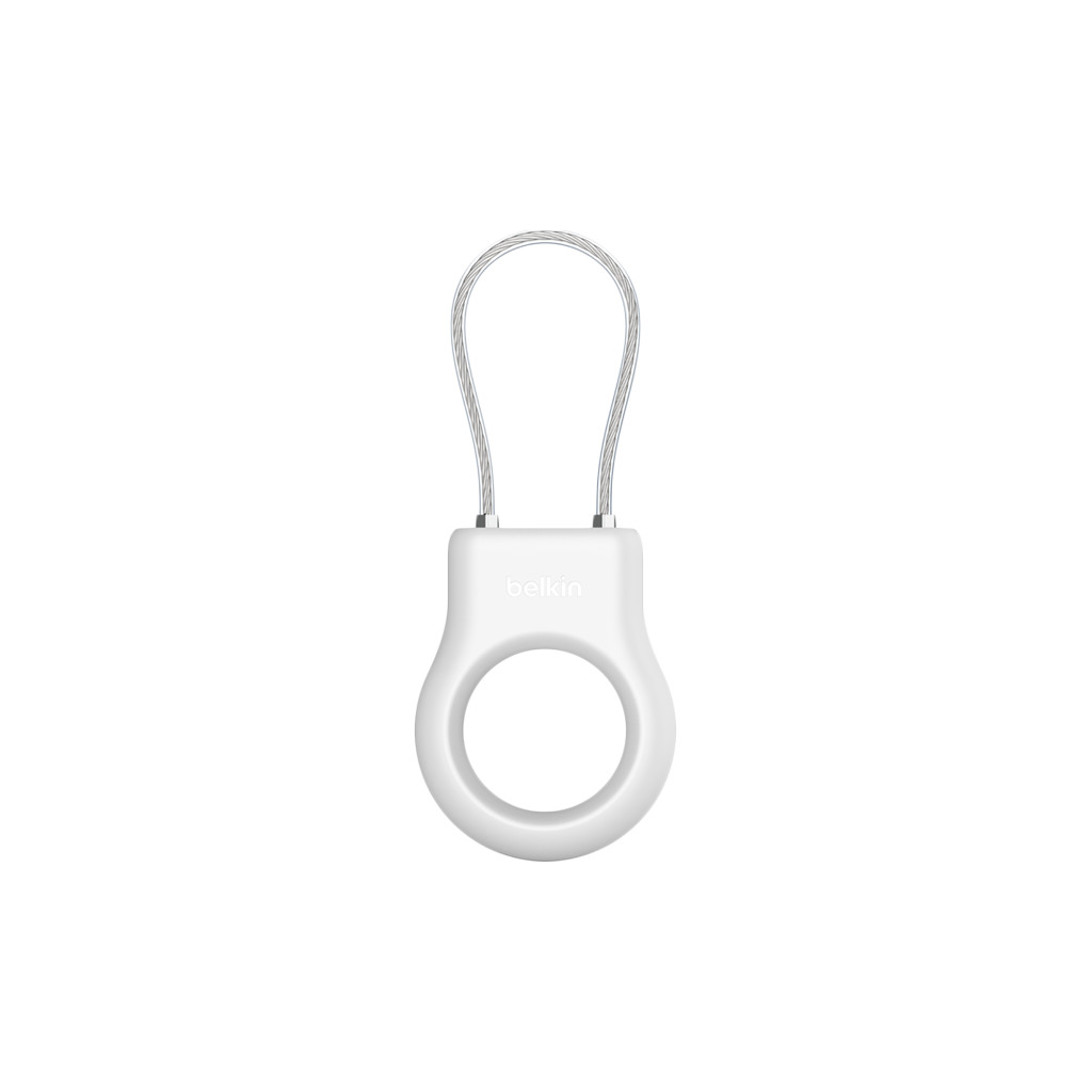 BELKIN Secure Holder with Wire Cable for Airtag - White