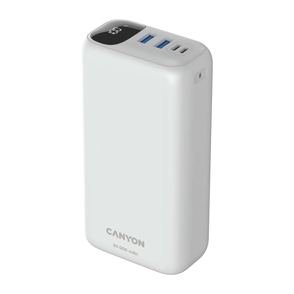 CANYON PB-301Power bank 30000mAh Li-poly batteryInput Micro:DC5V/2A9V/2A Input Type c PD:DC5V/3A 9V/2AOutput Type C PD:5V/3A9V/2.2A12V/1.5AOutput