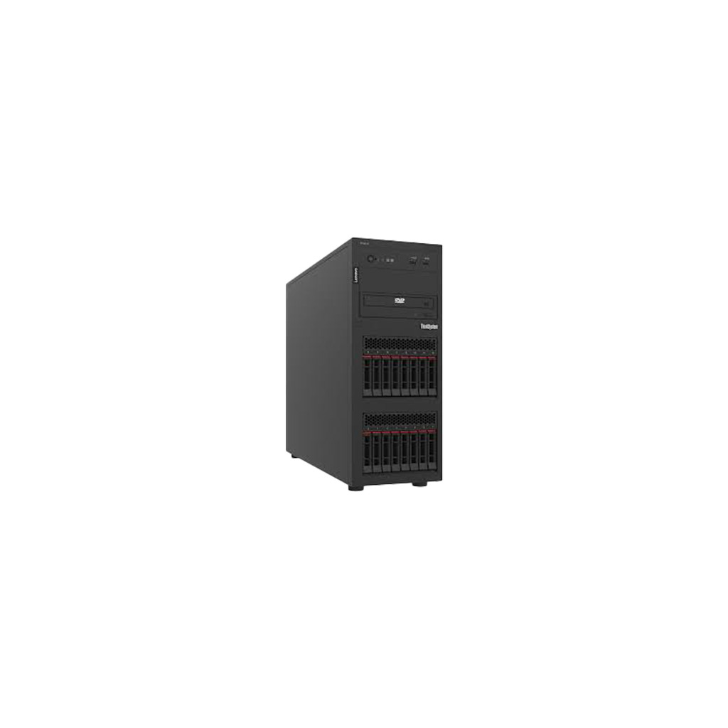 Lenovo ThinkSystem ST250 V2; Tower; 1x Xeon E-2356G6C 3.2GHz 12MB Cache/80W 1x32GB O/B 2.5" HS