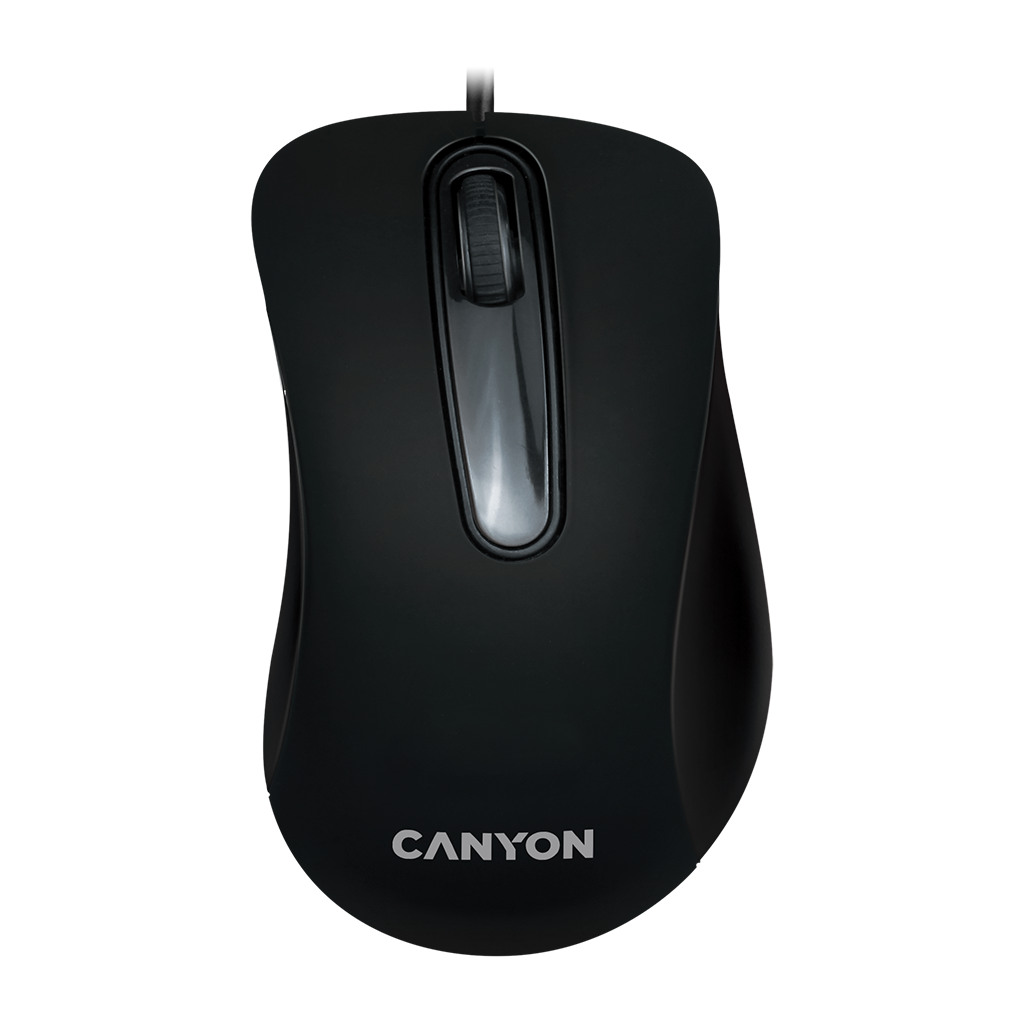 CANYON CM-2 Wired Optical Mouse with 3 buttons 1200 DPI optical technology for precise tracking