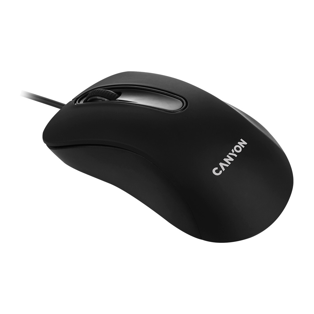 CANYON CM-2 Wired Optical Mouse with 3 buttons 1200 DPI optical technology for precise tracking - Image 2