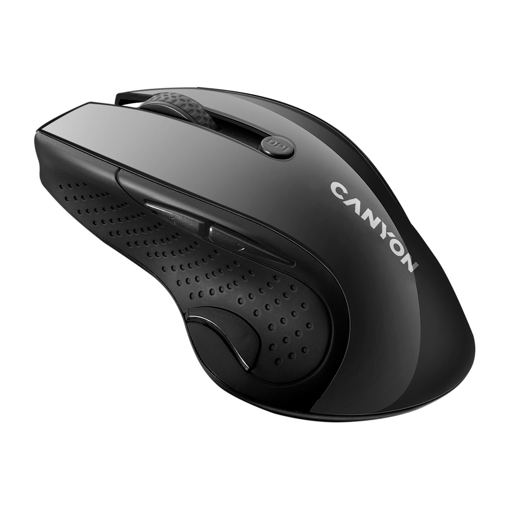 CANYON MW-01 2.4GHz wireless mouse with 6 buttons optical tracking - blue LED DPI 1000/1200/1600 - Image 2