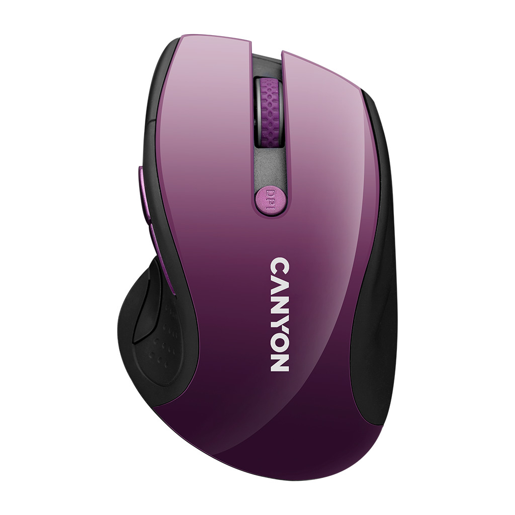 CANYON MW-01 2.4GHz wireless mouse with 6 buttons optical tracking - blue LED DPI 1000/1200/1600