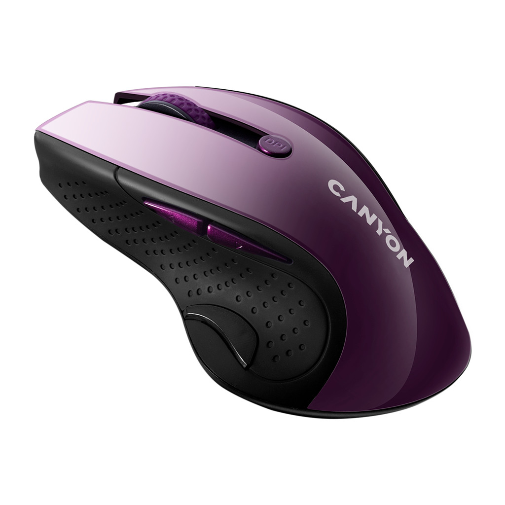 CANYON MW-01 2.4GHz wireless mouse with 6 buttons optical tracking - blue LED DPI 1000/1200/1600 - Image 2