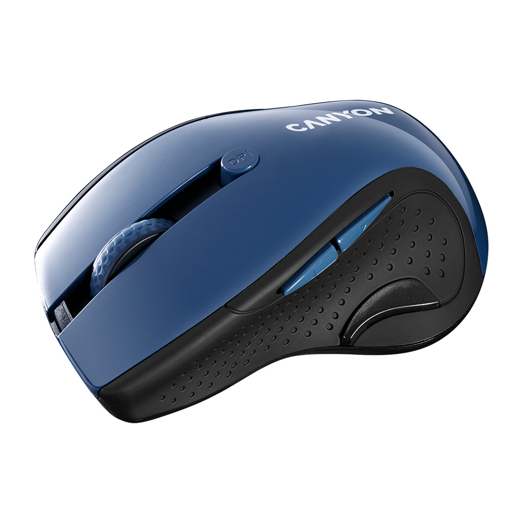 CANYON MW-01 2.4GHz wireless mouse with 6 buttons optical tracking - blue LED DPI 1000/1200/1600 - Image 3