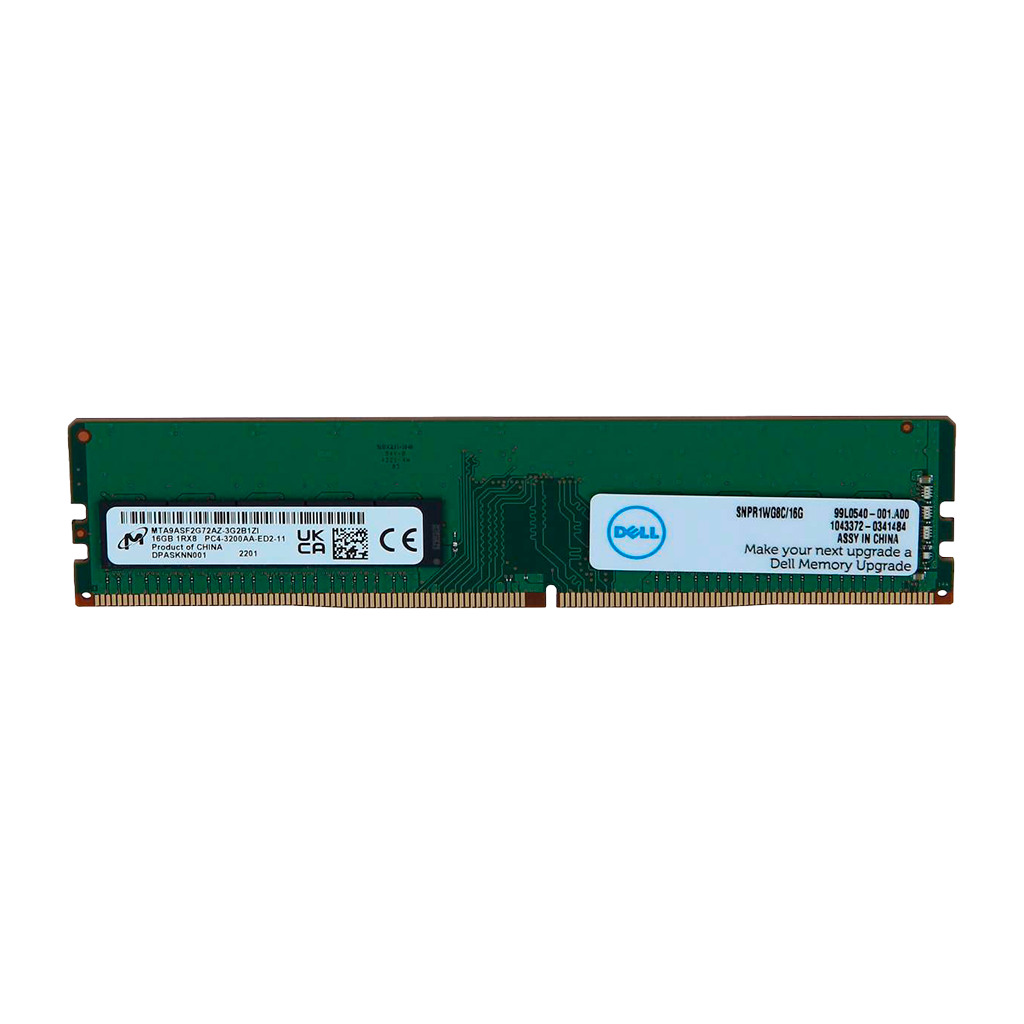 Dell Memory Upgrade - 8GB - 1Rx8 DDR4 UDIMM 3200MHz