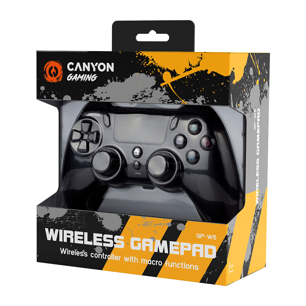 CANYON GP-W5 Wireless Gamepad With Touchpad For PS4 - Image 4