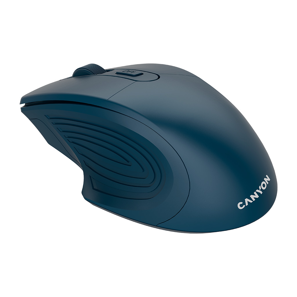 CANYON MW-15 2.4GHz Wireless Optical Mouse with 4 buttons DPI 800/1200/1600 Dark Blue 115*77*38mm 0.064kg - Image 2