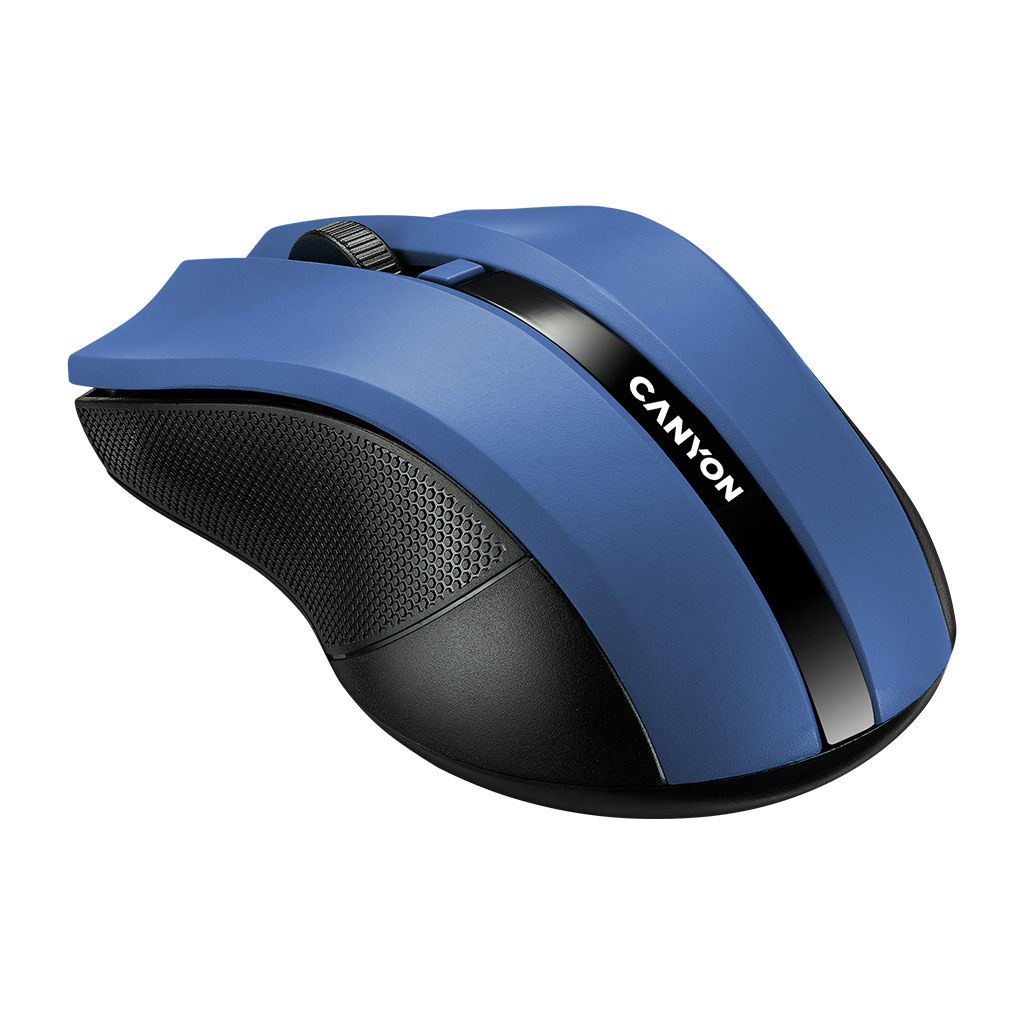 CANYON MW-5 2.4GHz wireless Optical Mouse with 4 buttons DPI 800/1200/1600 Blue 122*69*40mm 0.067kg - Image 2