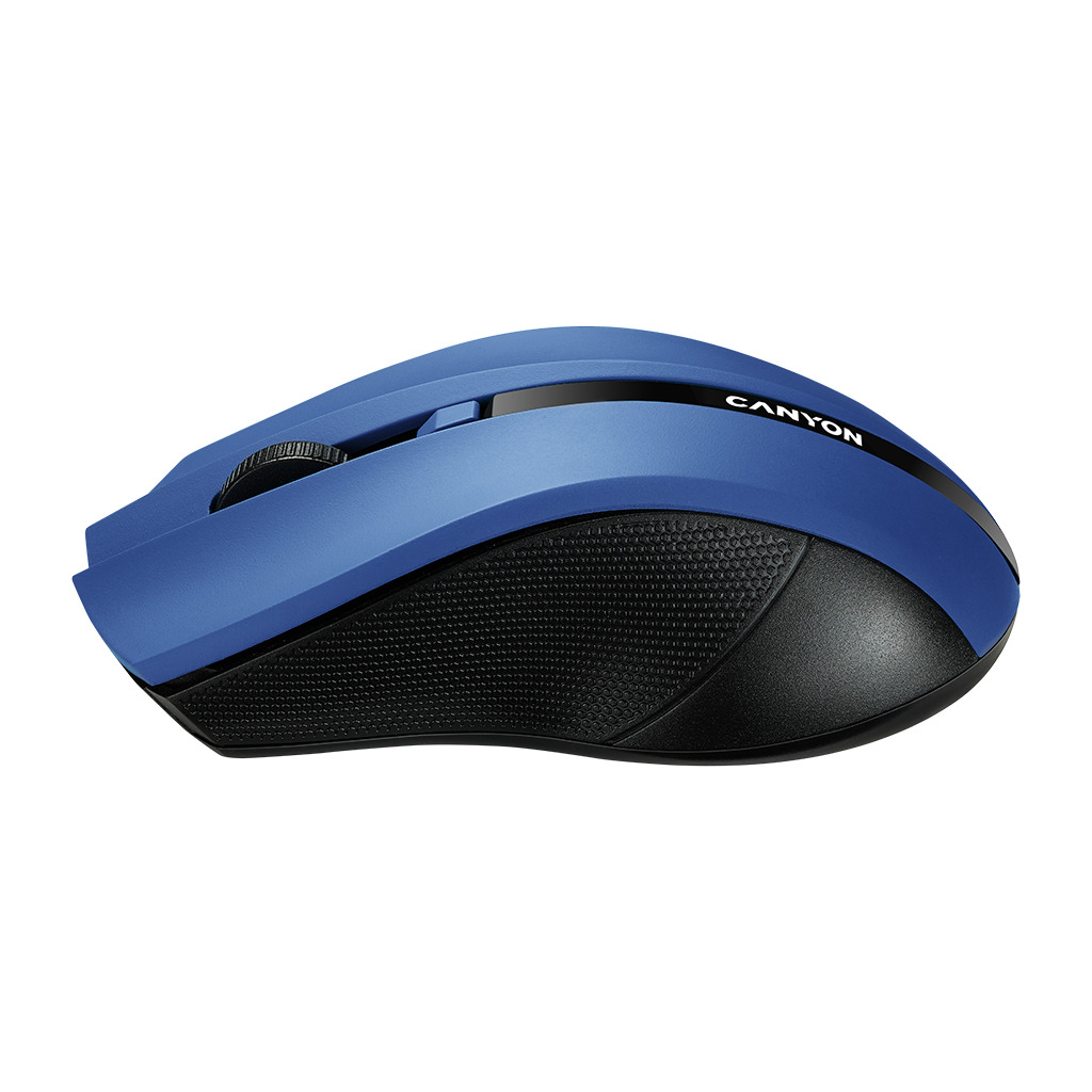 CANYON MW-5 2.4GHz wireless Optical Mouse with 4 buttons DPI 800/1200/1600 Blue 122*69*40mm 0.067kg - Image 3