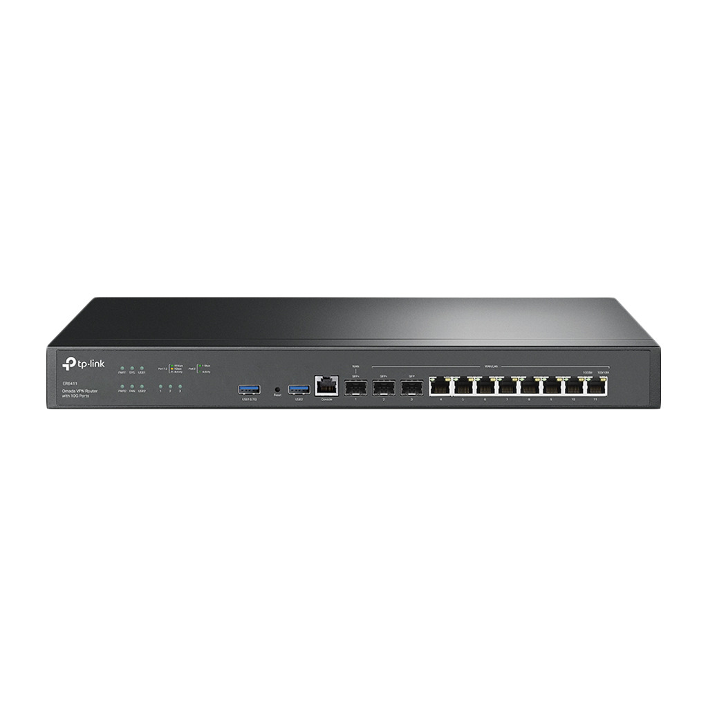 TP-Link ER8411 Omada VPN Router with 10G Ports 1× 10G SFP+ WAN Port1× 10G SFP+