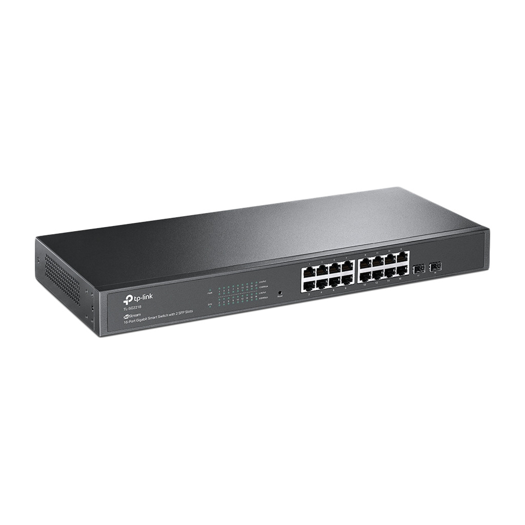 TP-Link SG2218 Omada 16-Port Gigabit Smart Switch with 2 SFP Slots 16×G RJ45 ports and