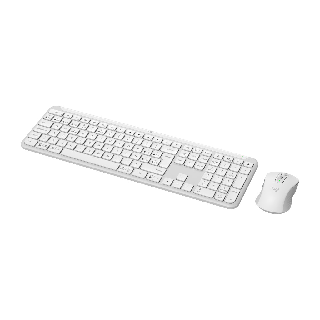 LOGITECH Tastatura i Miš Signature Slim Combo MK950 - Off White, US International, 2.4GHz/Bluetooth, Intnl - Image 2