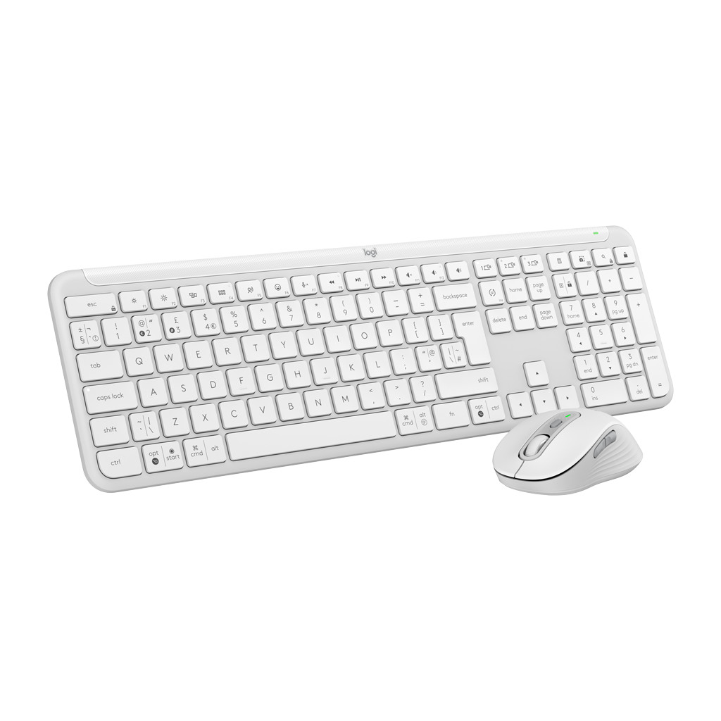 LOGITECH Tastatura i Miš Signature Slim Combo MK950 - Off White, US International, 2.4GHz/Bluetooth, Intnl - Image 3