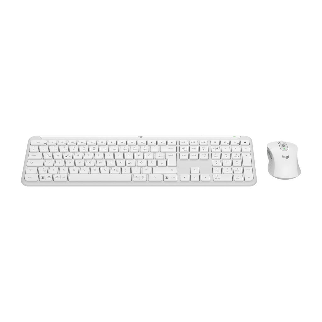 LOGITECH Tastatura i Miš Signature Slim Combo MK950 - Off White, US International, 2.4GHz/Bluetooth, Intnl - Image 4