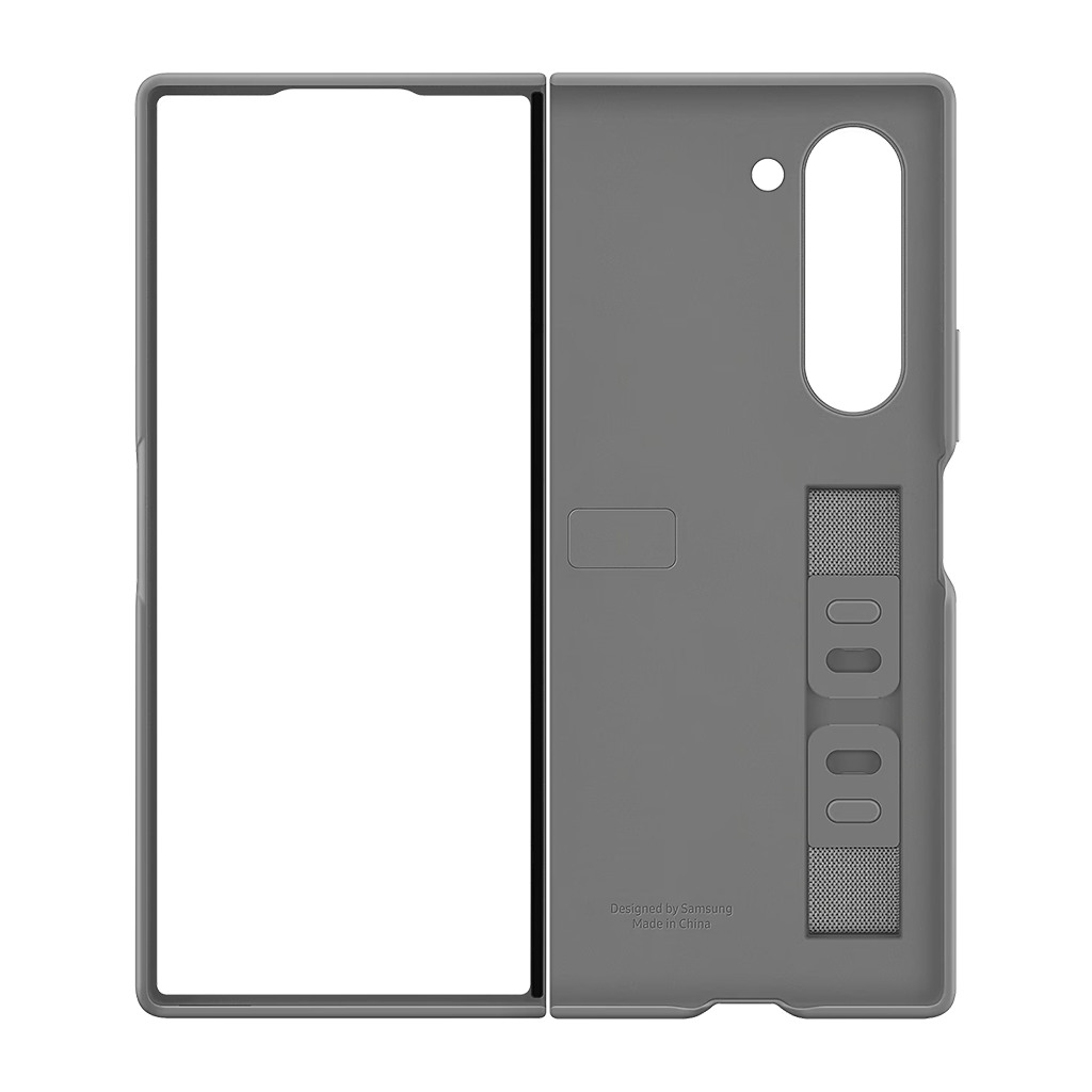 Samsung Galaxy Z Fold6 Silicone Case Gray - Image 5