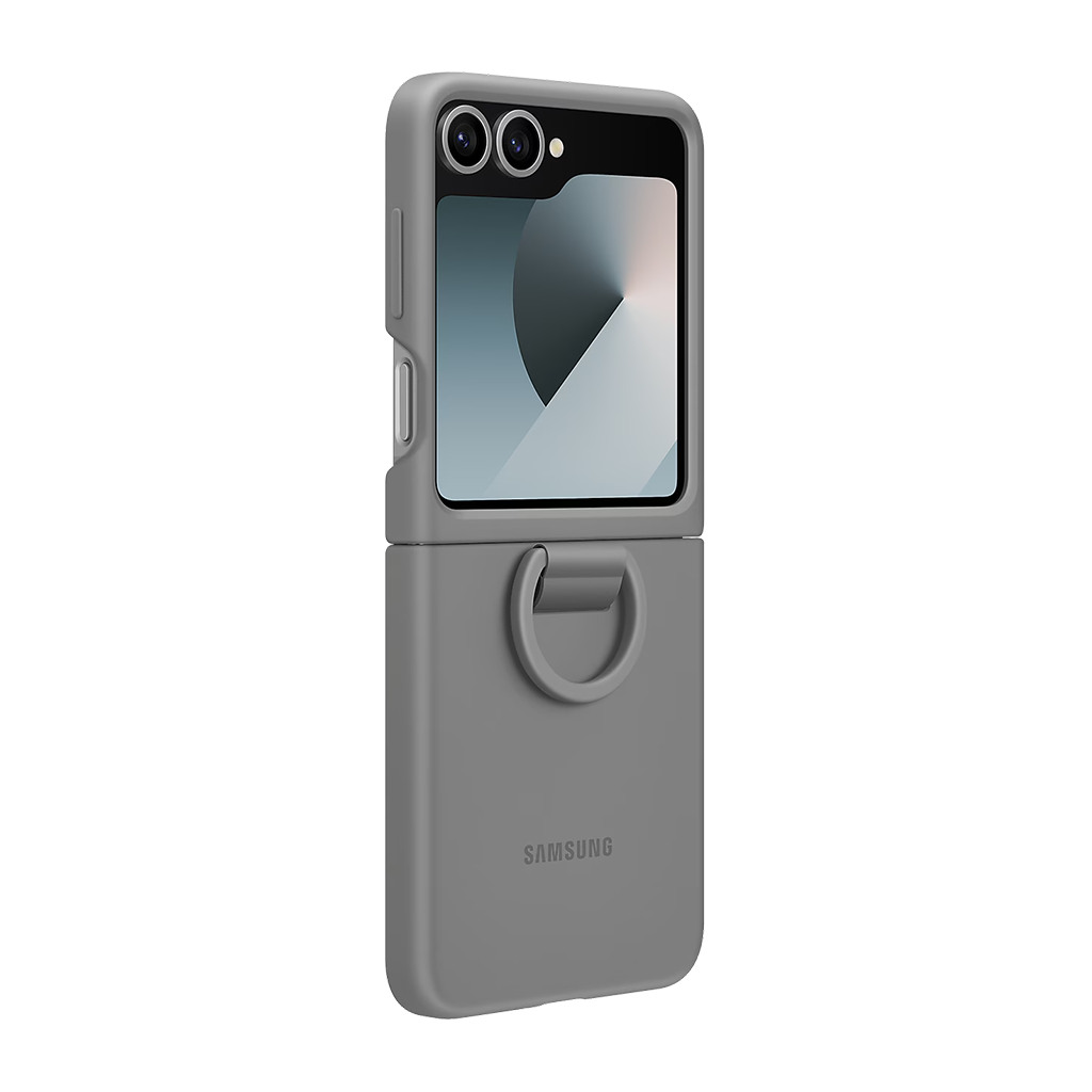 Samsung Galaxy Z Flip6 Silicone Case Gray - Image 4