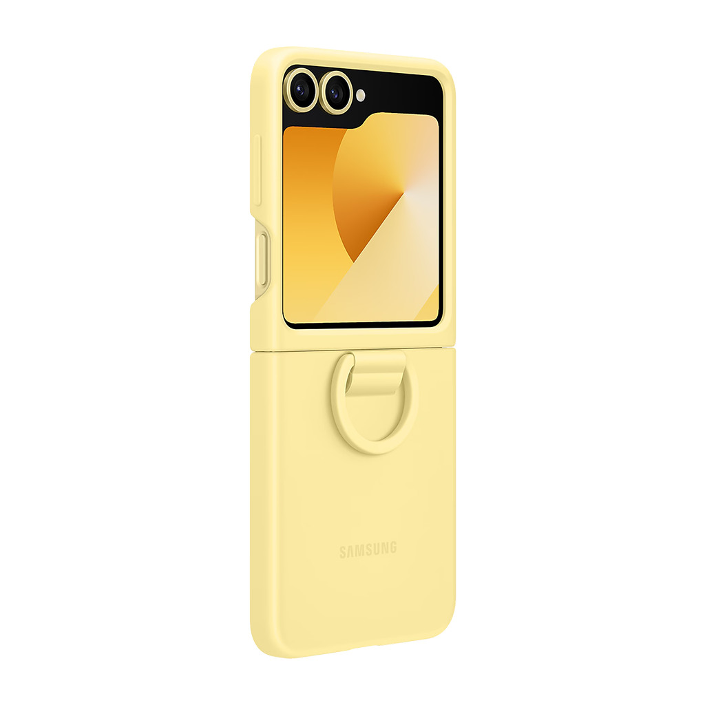 Samsung Galaxy Z Flip6 Silicone Case Yellow - Image 4