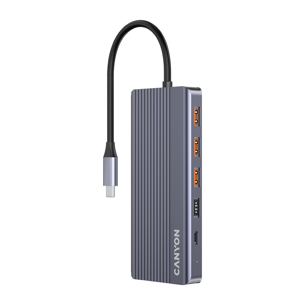 CANYON hub DS-16 13in1 4k USB-C Grey