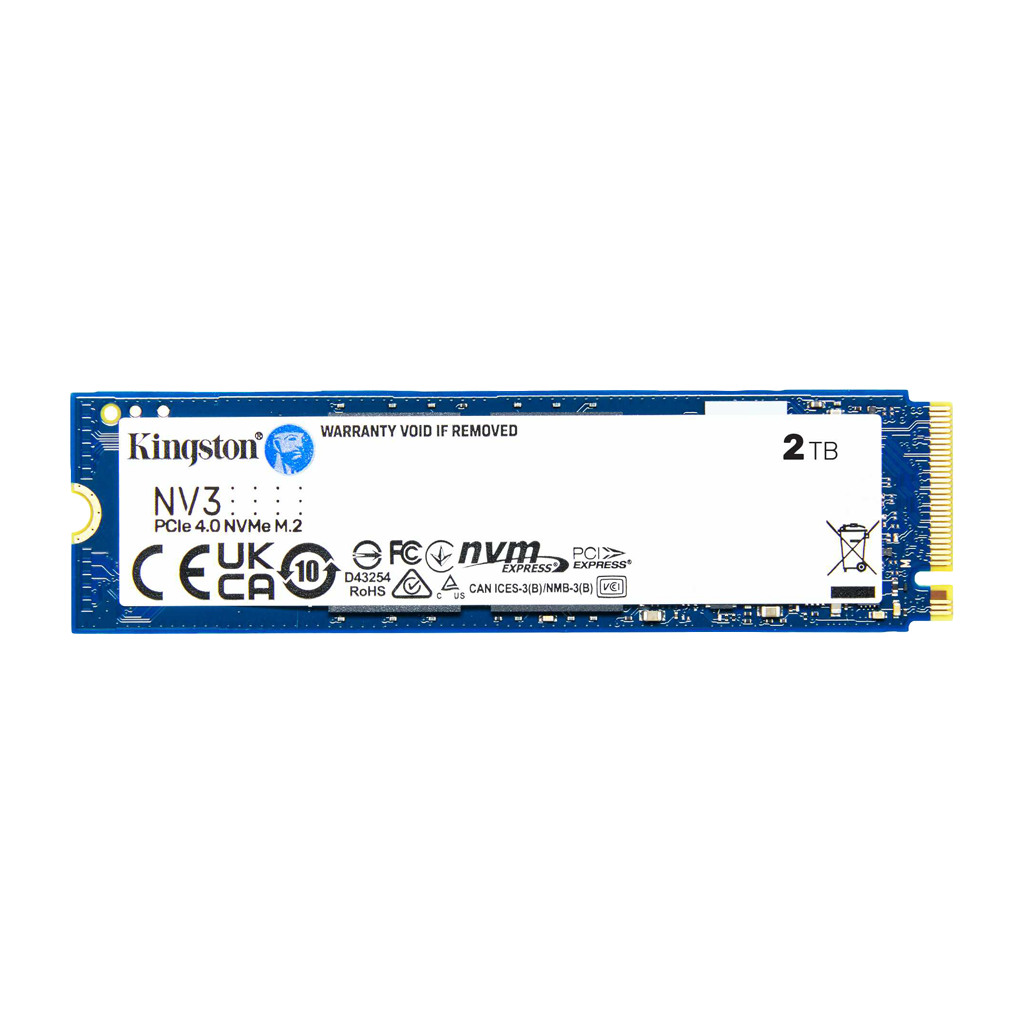 Kingston SSD 2TB NV3 M.2 2280 PCIe 4.0 NVMe SSD  EAN: 740617344783