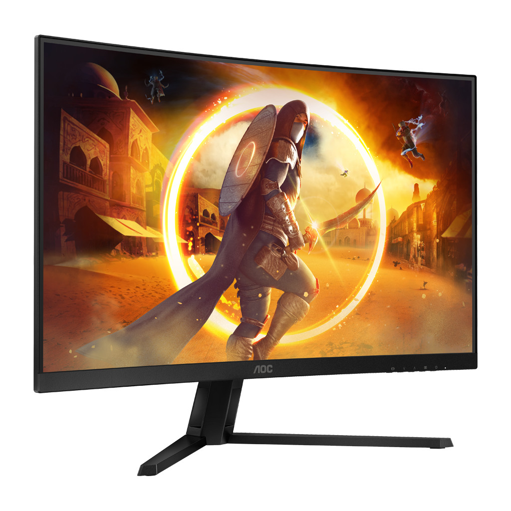 AOC Gaming Monitor CQ32G4VE, 31.5" Zakrivljeni Ekran, 180Hz, 0.5ms, QHD, Adaptive Sync, HDMI, DP