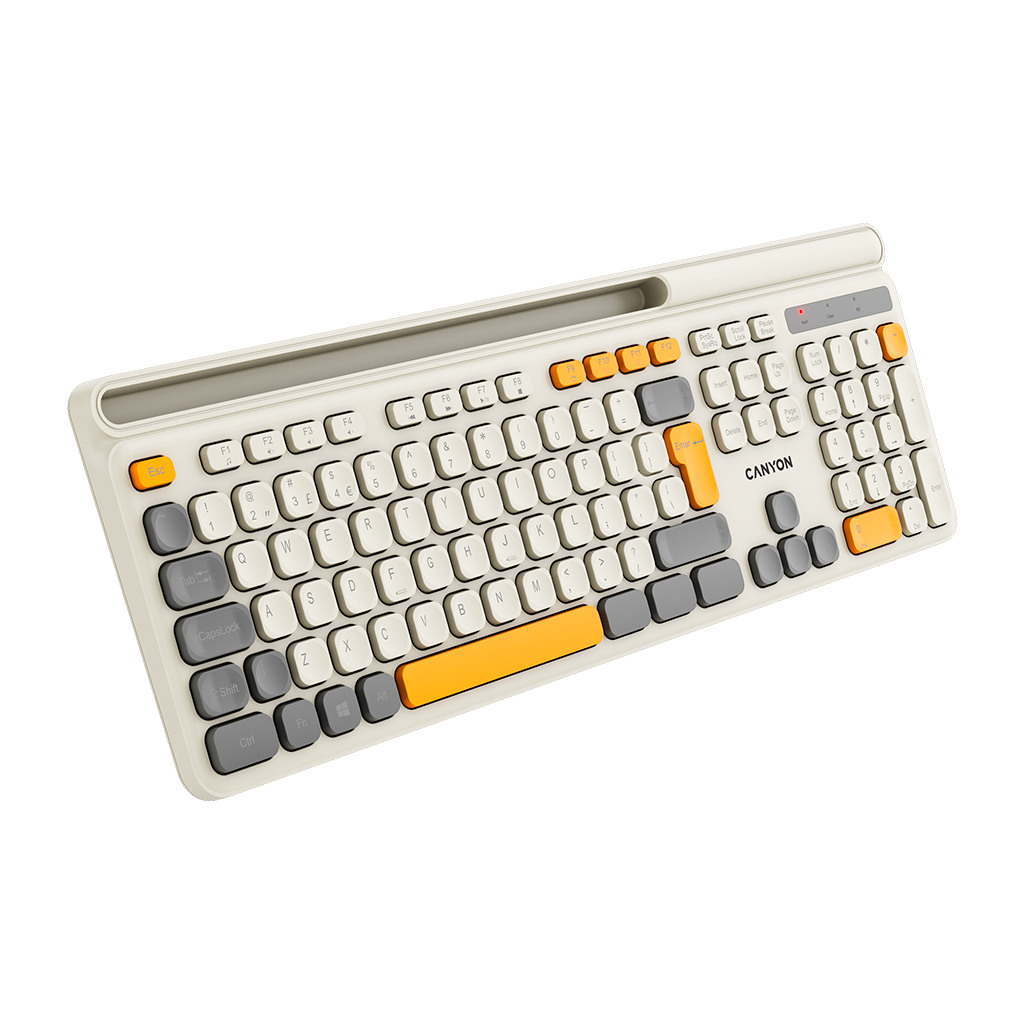 CANYON keyboard HKB-W03 EN/AD AAA Wireless Beige - Image 5