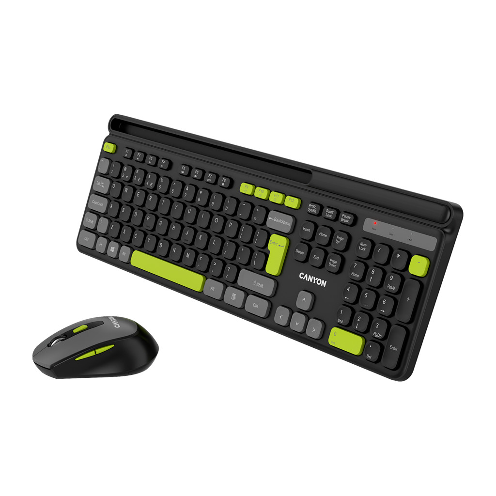 CANYON HSET-W5 EN/AD Keyboard+Mouse AAA+AA Wireless Black - Image 5