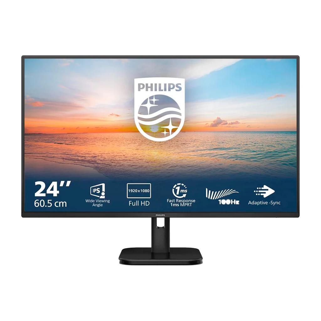 PHILIPS Monitor LED 24E1N1100A/00 IPS 23.8" 1920x1080 100Hz 250  cd/m² 1300:1 4ms 1 ms