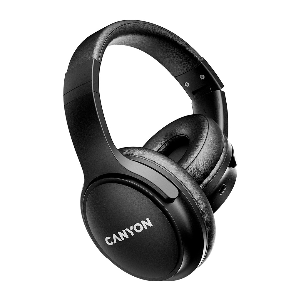 CANYON Slušalice OnRiff 4 Black - Žičane, Stereo, 3.5mm utičnica, Mikrofon, Kontrolna dugmad - Image 3