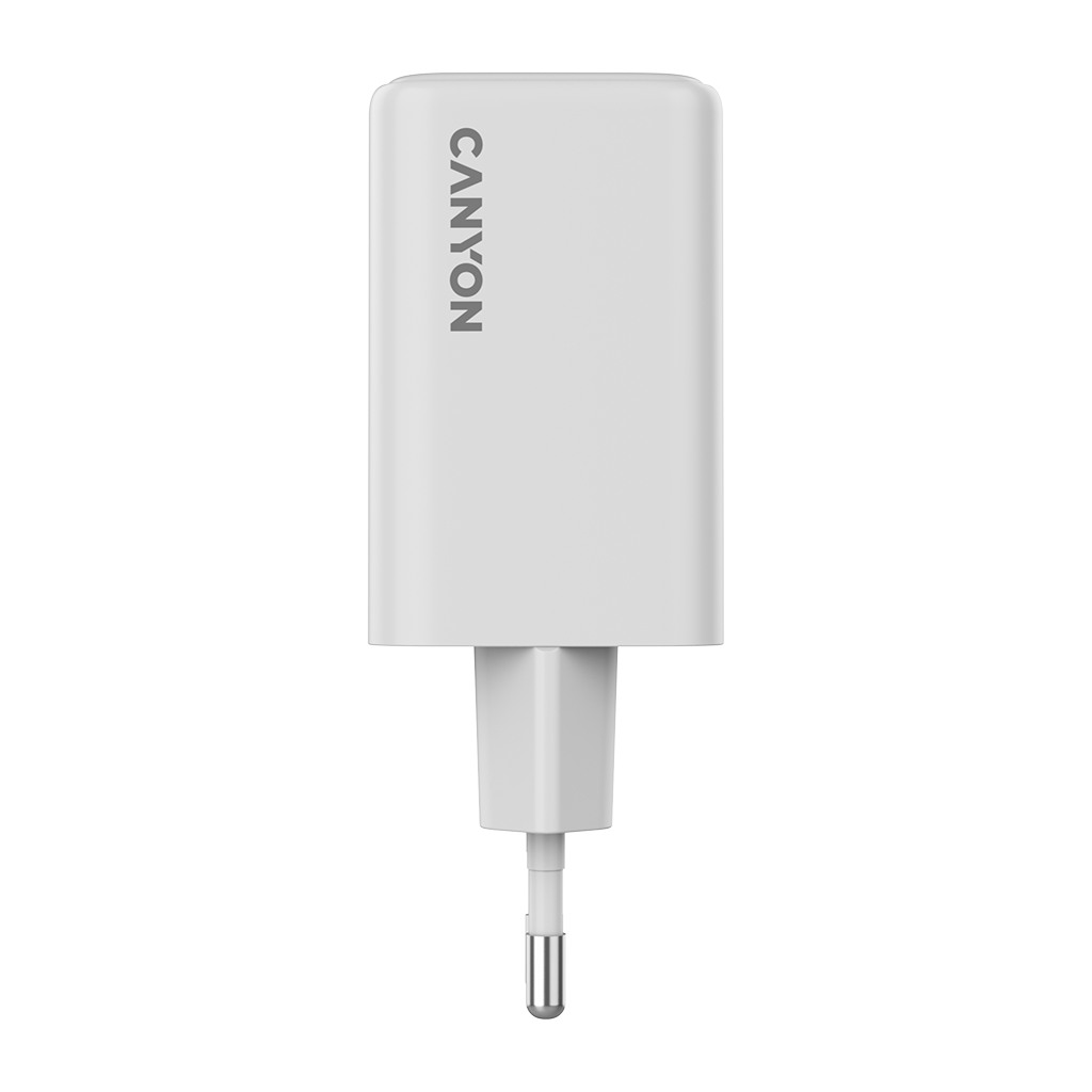 CANYON charger CU65ACC GaN 65W 2xPD 1xQC EU White