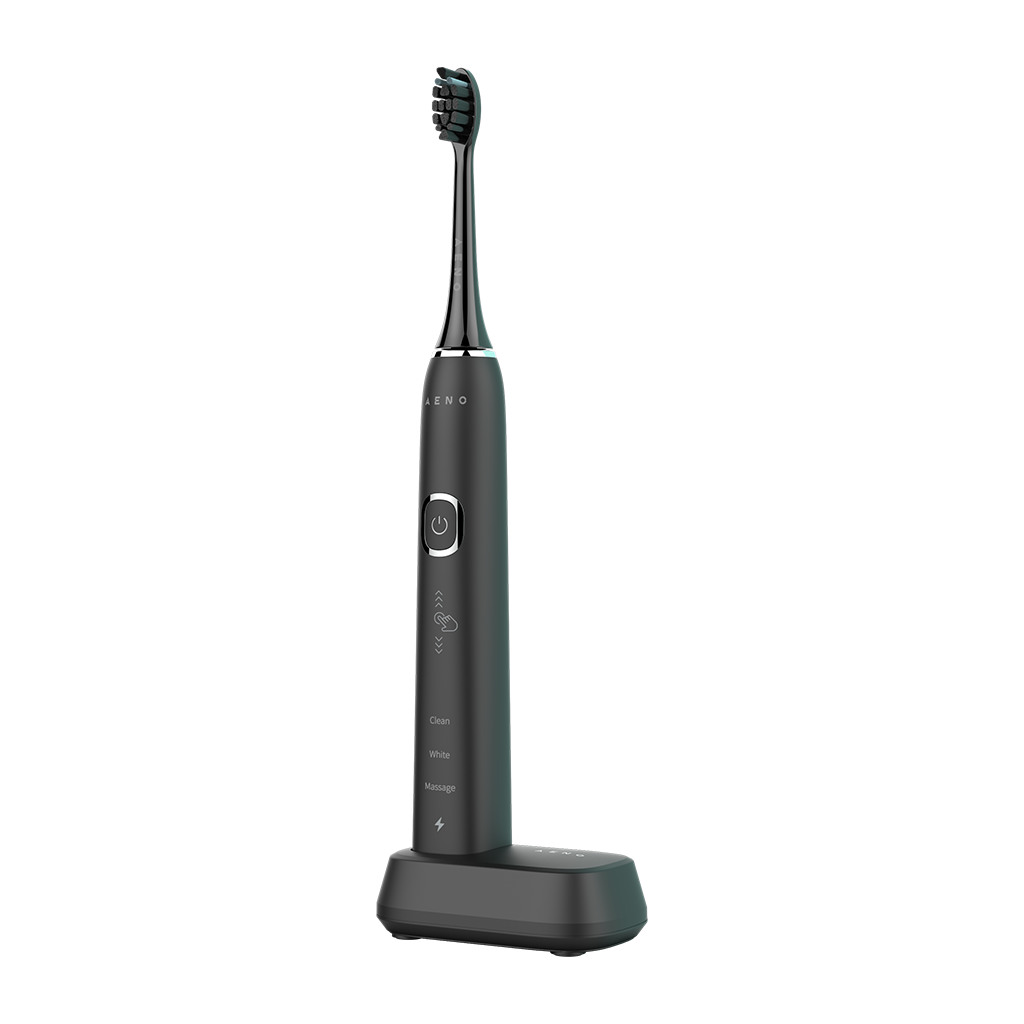 AENO Sonic Electric Toothbrush DB4: Black 9 scenarios with 3D touch wireless charging 46000rpm 40