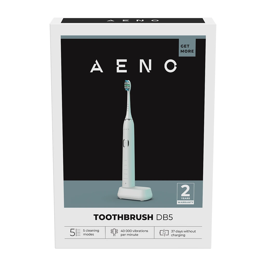 AENO Sonic Electric Toothbrush DB5: White 5 modes wireless charging 46000rpm 40 days without charging - Image 4