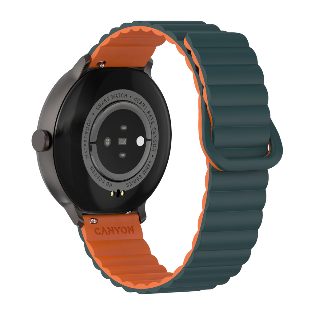 CANYON Pametni Sat Jacky SW-69 Green Orange - Stylish, Multifunctional Wearable - Image 4