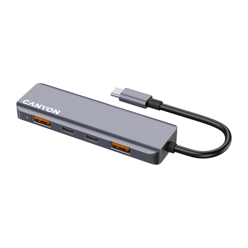 CANYON hub DS-18 5in1 USB-C Grey