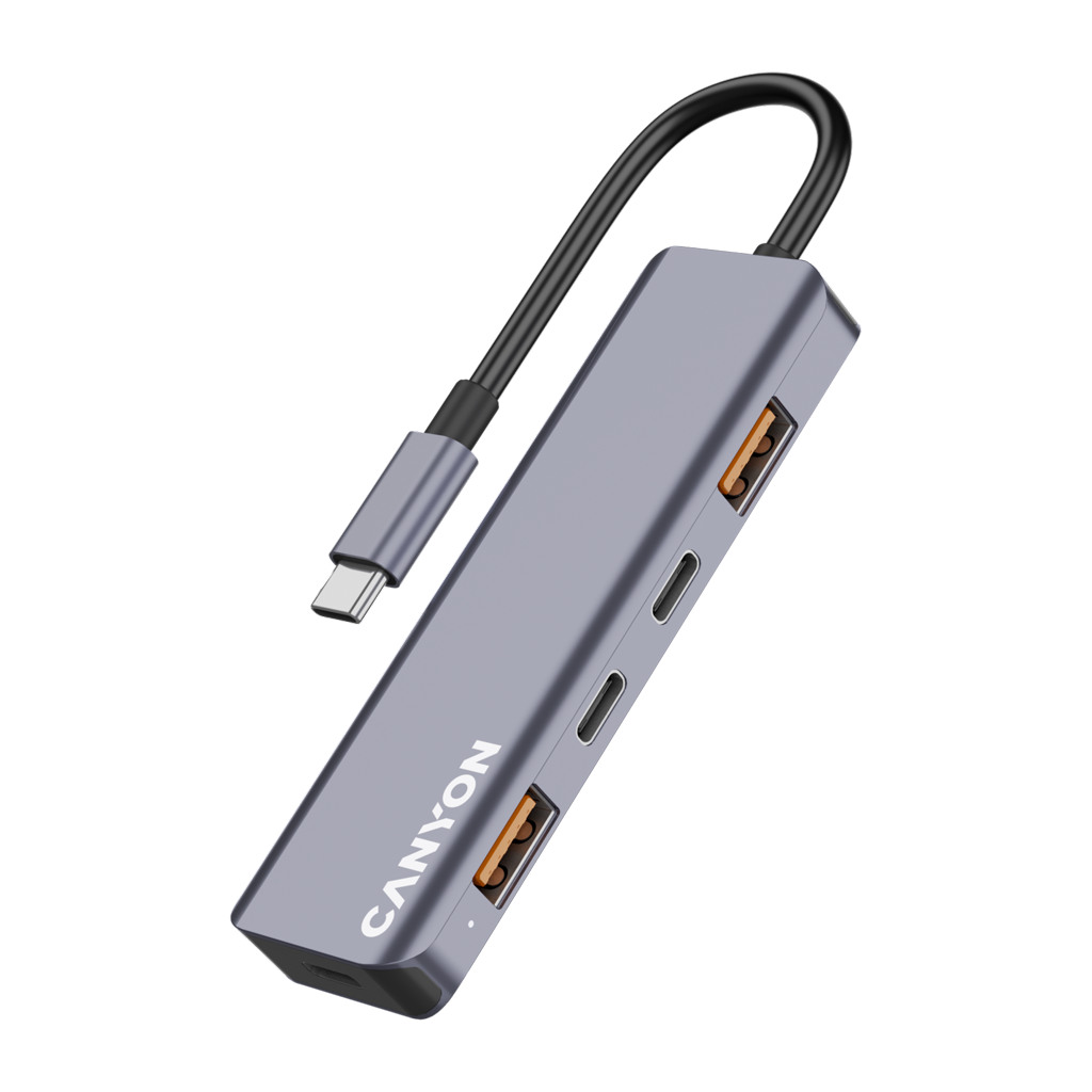 CANYON hub DS-18 5in1 USB-C Grey